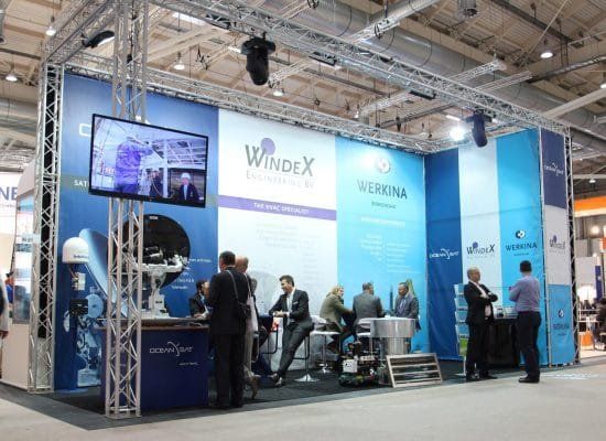Beursstand Expo stand Werkina / Oceansat Duitsland