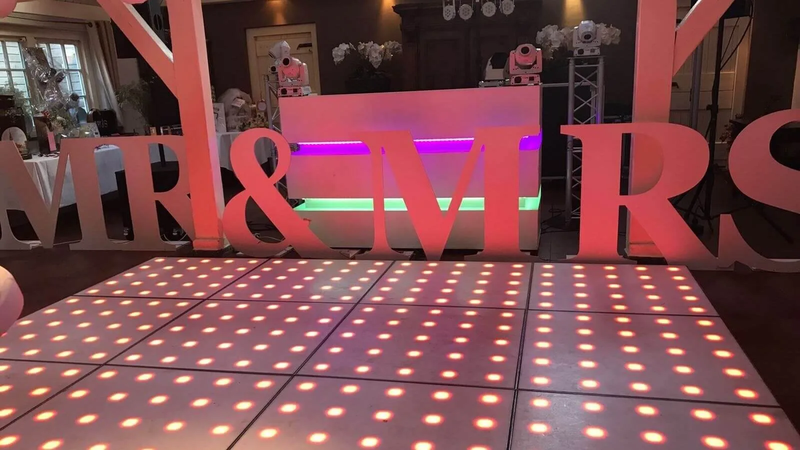 Disco vloer @Wedding Party Maasland and pixel Disco vloer