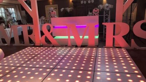 Disco vloer @Wedding Party Maasland