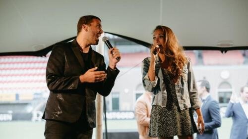 Duo zangeres Nicky en Zanger Jasper